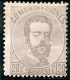 1872-ED. 123 REINADO DE AMADEO I - EFIGIE DE AMADEO I -20 CENT. GRIS-NUEVO CON FIJASELLOS - MH - - Ungebraucht