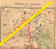 BATAILLE DE COULMIERS 9 Nov 1870 Arr Orléans Loiret GRAVURE De 1887 Env Ormes Meung-sur-Loire PLAN COMBAT MILITAIRE R177 - Historical Documents