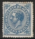 1876-ED. 184 ALFONSO XII IMPUESTO DE GUERRA 10 CENT. AZUL- NUEVO SIN GOM - MNG -PUNTOS DE OXIDO -VER FOTOS - Ungebraucht