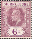 Delcampe - Sierra Leone 1903 SG73-81  Wmk Crown CA Short Set To 6d  Lightly Mounted Mint - Sierra Leone (...-1960)