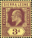 Delcampe - Sierra Leone 1907-12 SG99*108  Set To 1/= Incl Shades  Lightly Mounted Mint - Sierra Leone (...-1960)