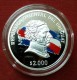 ® URUGUAY CONMEMORATIVA Reglamento De Tierras $2.000 - Plata Color (2015) NEW!!! - Uruguay