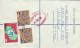 Zambia 1980 Lusaka Rotary 58n Danse Overprint Registered Postal Stationary Cover - Zambia (1965-...)