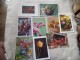 LOT DE 9 Cartes Illustrations De Fleurs ....... - 5 - 99 Cartes