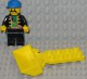 279/250  LEGO  MATTONCINI PIASTRA PIATTA PLAQUE PLATE ORIGINALE 2X4 BENNA SCAVATORE BENNE FOUSSIER GIALLO JA - Lego System