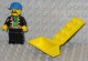 279/250  LEGO  MATTONCINI PIASTRA PIATTA PLAQUE PLATE ORIGINALE 2X4 BENNA SCAVATORE BENNE FOUSSIER GIALLO JA - Lego System