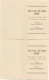 Faire-Parts Baptême &amp; Naissance. Illustrateur Jeannet Hebbelynck. Uccle. 1943. Lot De 2. - Birth & Baptism