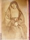 PHOTO CDV XIXeme : LA REINE MERE EUPHRASIE BONNE-SOEUR RELIGIEUSE NONNE ABBESSE CHRISTIANISME BERUBET CLERMONT-FERRAND - Other & Unclassified