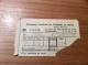 Ancien Ticket De Transport ** (car) Compagnie Auxiliaire De Transports Au Maroc - Casablanca 1956 - World