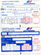 AIR FRANCE CARTES D'ACCES à BORD   BOARDING PASS  (lot De 4) - Carte D'imbarco