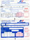 AIR FRANCE CARTES D'ACCES à BORD   BOARDING PASS  (lot De 4) - Bordkarten
