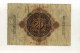 - ALLEMAGNE EMPIRE . BILLET 20 M. 1914 . - 20 Mark