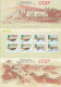 PATRIMOINE CULTUREL CHINE FRANCE 1998 LOT 4 TIMBRES FRANCAIS ET 4 TIMBRES CHINOIS DOCUMENT POSTAL - Lettres & Documents