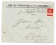 Schweiz  Abart 10Rp. Tellbrust  Farbloser Kreis Oben Links Auf 8.11.1915 Basel 1  Brief - Varietà
