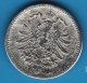 DEUTSCHES REICH 50 PFENNIG 1875 A   Kaiserreich  Wilhelm I.  ARGENT Silver .900  KM# 6 - 50 Pfennig