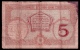 New Caledonia 5 Francs 1926-1929 P.36a VG - Nouméa (Nieuw-Caledonië 1873-1985)