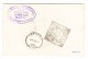 4 Destinationen Faltbrief Ankunft 11.11.1937 Hongkong Aus Paris Via New-York Und Natal - Lettres & Documents