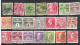 DANEMARK:mini Collection  De 53 TP Ttes époques Années 1907...1994 - Sammlungen