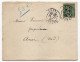 1903-lettre De LAVAL-53 Pour ANOR-59--tp N°130 Semeuse Lignée 15c-beau Cachet Manuel  LAVAL-11-11-03-- - 1877-1920: Semi Modern Period