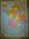 Carte Géographique Couleur (124cm X 90cm) Plastifiée 2 Faces  La FRANCE En Relief ,    La FRANCE Administrative - Cartes Géographiques