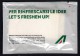 # ALITALIA Etihad Refreshing Towel Serviette Giveaway Advert Cadeaux Geschenke Luftfahrt Airlines Aviation Aereo Avion - Cadeaux Promotionnels