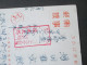 China Ganzsache / Stationary. Chinesische Schrift Aus Briefmarke! Roter Stempel!! Selten?? Tolle Karte!! Bildganzsache - Cartoline Postali