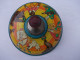 Ancienne Toupie Décorée Sur Le Thème Du Cirque - - Jouets Anciens