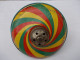 Ancienne Toupie Décorée Sur Le Thème Du Cirque - - Jouets Anciens