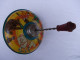 Delcampe - Ancienne Toupie Décorée Sur Le Thème Du Cirque - - Jouets Anciens