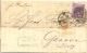 Great Britain 1871 Envelope From Manchester 498 To Genoa (Italy) With Stamp 6 Pence - Storia Postale