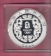 CHINA 10 YUAN 2008 SILVER PROOF 31.1 GR..999  OLYMPICS BEIJING 2008 CHILDREN PLAYING LEAPFROG PARTLY COLOURED - China