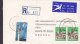 South Africa AIR MAIL Lugpos Par Avion & Registered Einschreiben Labels RYNFIELD 1971 Cover Brief SOLNA Sweden (2 Scans) - Luchtpost