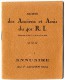 LES ANCIENS ET AMIS DU 401 °R.I  -   PETIT FASCICULE DE 11 PAGES   -  MONTREUIL ? - War 1914-18