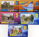 CARTES PREPAYEES DAUPHIN TELECOM SAINT-MARTIN 3e/3e/5e/8e/8e Inter Card  (lot De 5) 0566 - Antilles (Françaises)