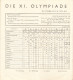 OLYMPIC GAMES  , BERLIN 1936 , 20 PAGES ,RARE!!! - Sonstige & Ohne Zuordnung