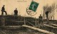 CPA  (10)      TROYES  -  Les Inondations En 1910 - Les Digues Crevées - 2e Brèche, Prs La Haute Moline - Réparations Pr - Troyes