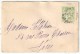 Entier Postal YT#102-E1 Sage 5c Vert-jaune Oblitéré Paris Avenue Des Champs-Elysées 1901 - Standard- Und TSC-Briefe (vor 1995)