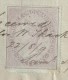 Victoria - 1859 - One Penny Draft Payable On Demand Or Receipt - Fiscaux