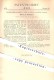 Original Patent - Wuilleumier-Robert Et Fils In Chaux De Fonds , Schweiz , 1879 , Taschenuhr , Uhr , Uhren , Uhrmacher ! - Documents Historiques