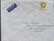 Australia AIR MAIL Par Avion Label MELBOURNE (VIC) 1960 Cover Brief RUDS VEDBY Denmark 2'3 Sh Wattle Stamp (2 Scans) - Brieven En Documenten