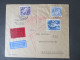 Schweden 1936 Express / Luftpostbrief. Eilbote. Michel Nr. 239 MiF. Nach Düsseldorf. Interessanter Beleg! Bechem-Rhus - Cartas & Documentos