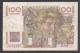 100 Francs  " Jeune Paysan " Filigrane Inversé  Du  2 - 10 - 1952 - 100 F 1945-1954 ''Jeune Paysan''