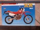 Auto E Moto -  Honda  XR  600R E Scheda Tecnica - Cm. 21x30. - Altri & Non Classificati