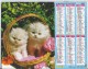 Calendrier Des Postes 1992 69 Rhone - Grand Format : 1991-00