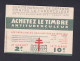 Carnet 20 Timbres Antituberculeux 1934 Calmette Vaccin Pub Nestle Heudebert Chocolat Suchard Lait Pasteurise - Antituberculeux