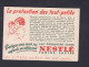 Carnet 20 Timbres Antituberculeux 1934 Calmette Vaccin Pub Nestle Heudebert Chocolat Suchard Lait Pasteurise - Antituberculeux