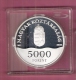 HONGARIJE 5000 FORINT 2008 AG PROOF OLYMPICS WATERPOLO PLAYER - Hongrie