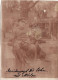 Photo Mars 1915 CROUY - Le Docteur Allemand Lohu Avec Le Chien Médor (A118, Ww1, Wk 1) - Sonstige & Ohne Zuordnung