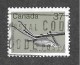 CANADA  1987,  USED # 927,929 & 932, ARTIFACT: WOODEN PLOUGH,  CRADLE &amp; WOOD STOVE USED - Oblitérés