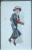 CP LITHO Illustrateur USABAL R&K ERKAL 316-4 Femme Mode Portant Etui Violon Voyagé 1912 Timbre ALBERT1C - Usabal